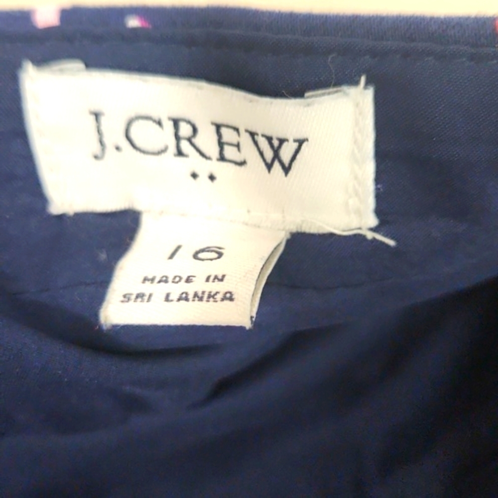 J. Crew Blue and Pink Mini Skirt for Casual Night Out - Picture 3 of 7